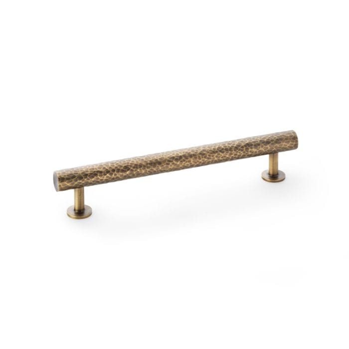 Alexander & Wilks Cupboard Handles Antique Brass Leila Hammered T-bar Cupboard Pull Handle 160mm