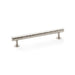 Alexander & Wilks Cupboard Handles Satin Nickel Leila Hammered T-bar Cupboard Pull Handle 160mm