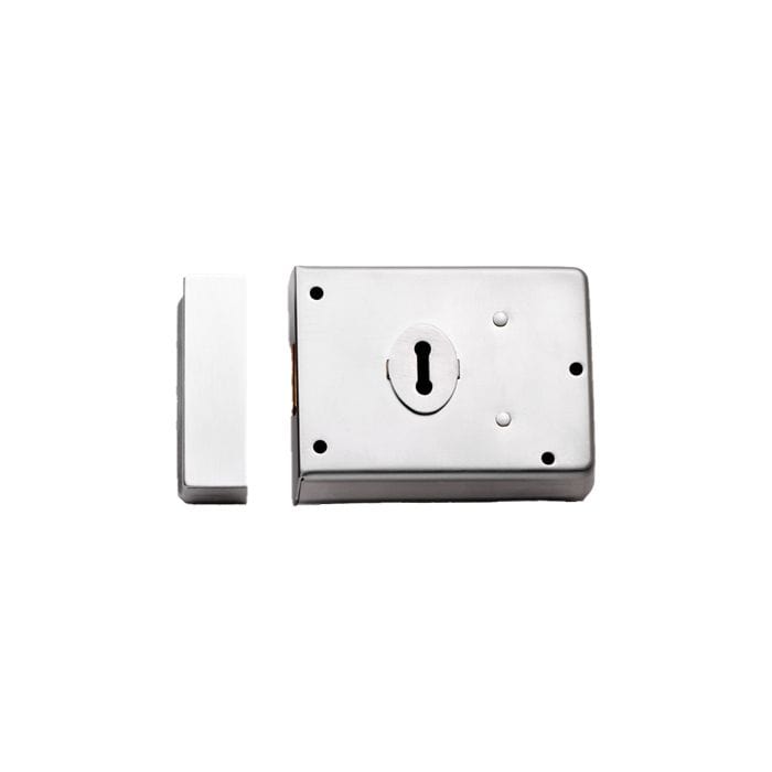 Alexander & Wilks Deadlocks Satin Chrome RIM DEADLOCK