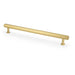 Alexander & Wilks Pull Handles Satin Brass / 224mm VESPER HEX T-BAR CABINET PULL