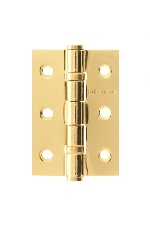 Atlantic Hinges Polished Brass Atlantic Ball Bearing Hinges 3" x 2" x 2mm