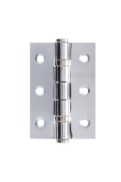 Atlantic Hinges Polished Stainless Steel Atlantic Ball Bearing Hinges 3" x 2" x 2mm