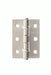 Atlantic Hinges Satin Stainless Steel Atlantic Ball Bearing Hinges 3" x 2" x 2mm