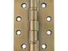 Atlantic Hinges Antique Brass Atlantic Ball Bearing Hinges Grade 13 Fire Rated 4″ x 3″ x 3mm