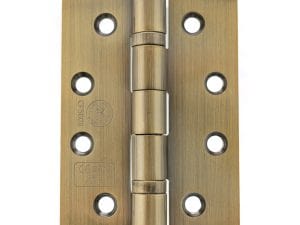 Atlantic Hinges Antique Brass Atlantic Ball Bearing Hinges Grade 13 Fire Rated 4″ x 3″ x 3mm