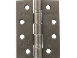 Atlantic Hinges Distressed Silver Atlantic Ball Bearing Hinges Grade 13 Fire Rated 4″ x 3″ x 3mm