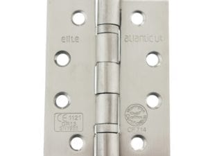 Atlantic Hinges Satin Stainless Steel Atlantic Ball Bearing Hinges Grade 13 Fire Rated 4″ x 3″ x 3mm