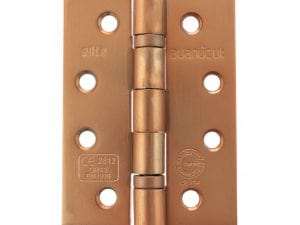 Atlantic Hinges Urban Satin Copper Atlantic Ball Bearing Hinges Grade 13 Fire Rated 4″ x 3″ x 3mm