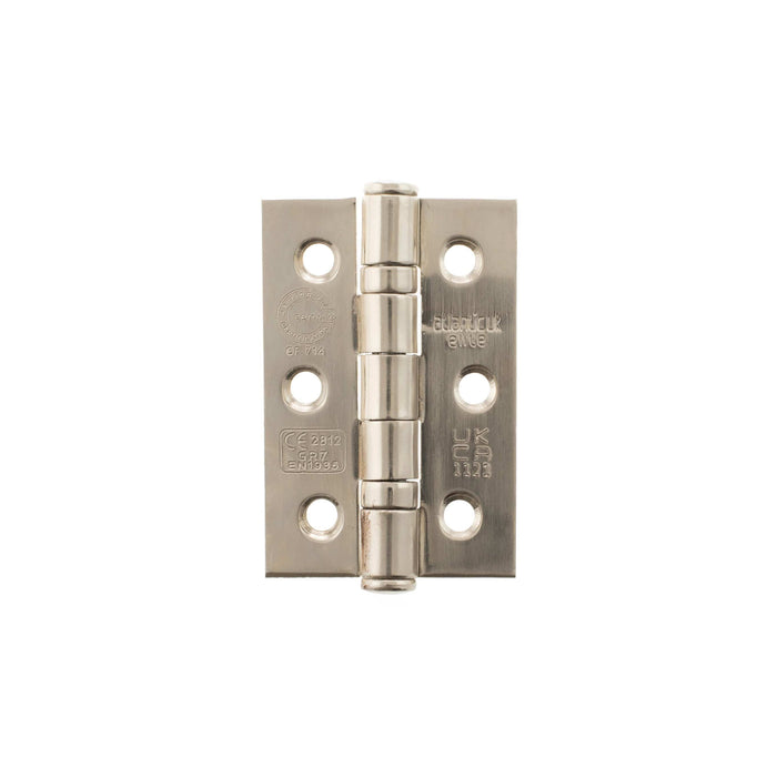 Atlantic Hinges Polished Nickel Atlantic CE Fire Rated Grade 7 Ball Bearing Hinges 3″ x 2″ x 2mm