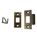 Atlantic Latches Matt Antique Brass Atlantic Latch Face Plate Kit