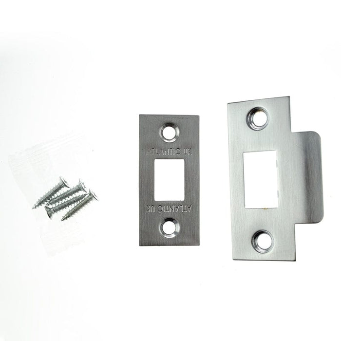 Atlantic Latches Satin Chrome Atlantic Latch Face Plate Kit