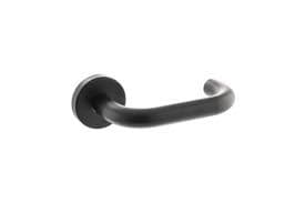 Atlantic Handles Matt Black Atlantic Return To Door Lever - Matt Black