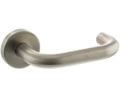 Atlantic Handles Satin Stainless Steel Atlantic Return To Door Lever - Satin Stainless Steel