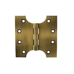 Atlantic Hinges Antique Brass Atlantic (Solid Brass) Parliament Hinges 4" x 2" x 4mm