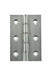 Atlantic Hinges Satin Chrome Atlantic Washered Hinges 3" x 2" x 2.2mm