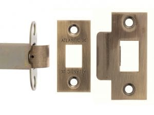 Atlantic Latches Antique Brass Bolt Through Tubular Latch