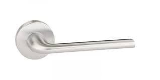 Atlantic Handles Satin Chrome CleanTouch Anti-Bac Forme Milly Designer Lever on Minimal Round Rose