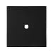 Atlantic Knob Backplates 40mm X 40mm / Matt Black Cupboard knob Backplate