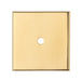 Atlantic Knob Backplates 40mm X 40mm / Polished Brass Cupboard knob Backplate