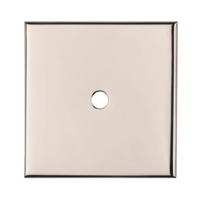 Atlantic Knob Backplates 40mm X 40mm / Polished Nickel Cupboard knob Backplate