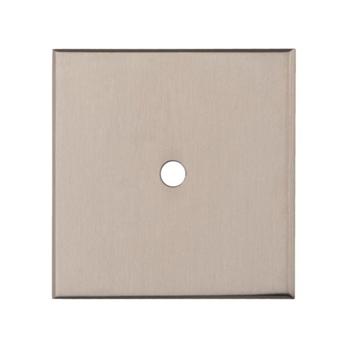 Atlantic Knob Backplates 40mm X 40mm / Satin Nickel Cupboard knob Backplate