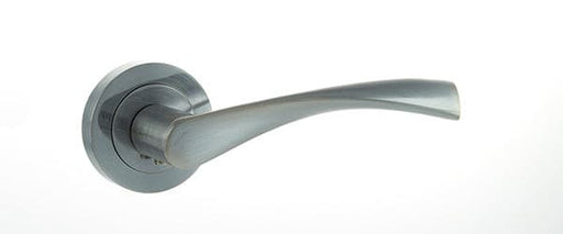 Atlantic Handles Satin Chrome Eco Aqua Aluminium Lever on Round Rose