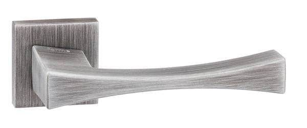 Atlantic Handles Urban Graphite Forme Artemide Designer Lever on Minimal Square Rose