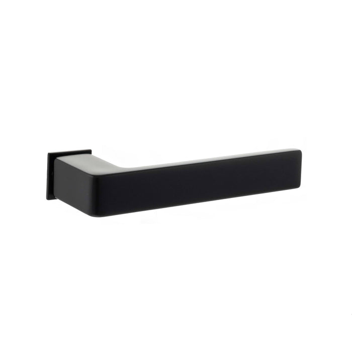 Atlantic Handles Matt Black Forme Asti Lever Door Handle on Concealed Square Rose – Available in 7 finishes