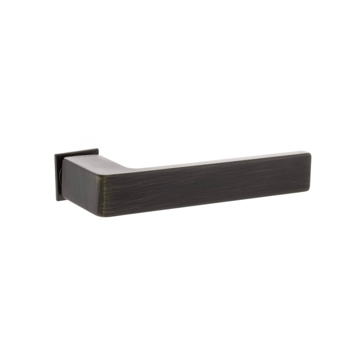 Atlantic Handles Urban Dark Bronze Forme Asti Lever Door Handle on Concealed Square Rose – Available in 7 finishes