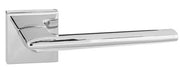 Atlantic Handles Polished Chrome Forme Boston Designer Lever on Minimal Square Rose