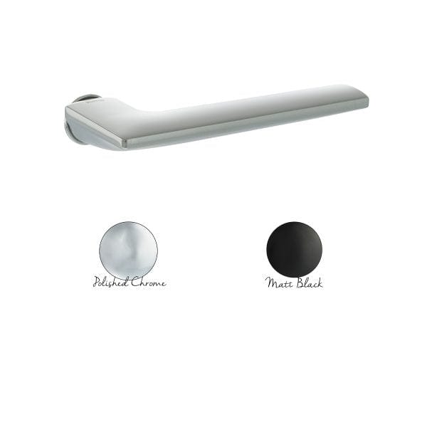 Atlantic Handles Forme Boston Lever Door Handle on Concealed Round Rose – Available in 2 finishes