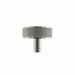 Atlantic Cupboard Knob Polished Chrome Hargreaves Disc Knurled Cabinet Knob