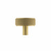 Atlantic Cupboard Knob Satin Brass Hargreaves Disc Knurled Cabinet Knob