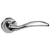 Atlantic Handles Polished Chrome Mediterranean Ancon Lever on Round Rose