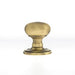 Atlantic Cupboard Knob Matt Antique Brass Old English Harrogate Solid Brass Mushroom Mortice Knob on Concealed Fix Rose