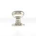 Atlantic Cupboard Knob Polished Nickel Old English Harrogate Solid Brass Mushroom Mortice Knob on Concealed Fix Rose