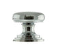 Atlantic Cupboard Knob Polished Chrome Old English Lincoln Solid Brass Victorian Cabinet Knob 32mm on Concealed Fix