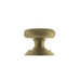 Atlantic Cupboard Knob Satin Brass Old English Lincoln Solid Brass Victorian Cabinet Knob 32mm on Concealed Fix