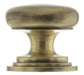 Atlantic Cupboard Knob Antique Brass Old English Lincoln Solid Brass Victorian Cabinet Knob 38mm on Concealed Fix