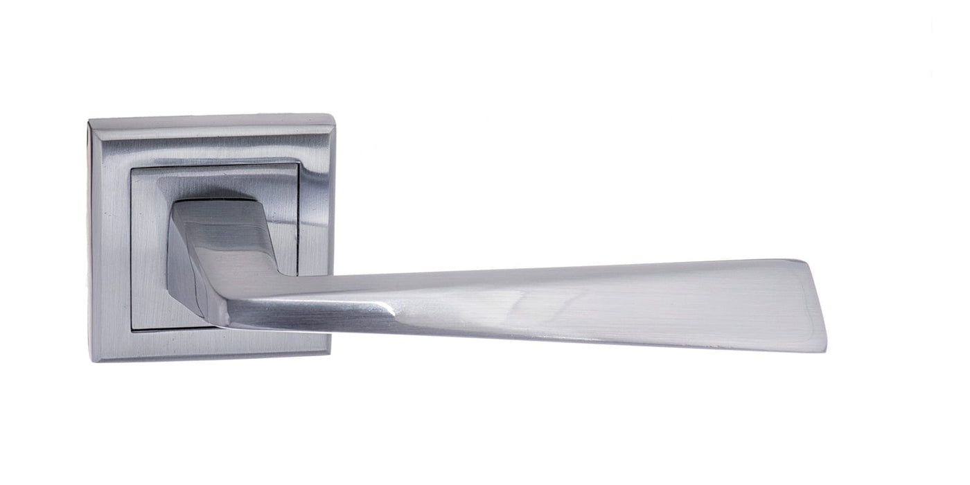 Atlantic Handles Satin Chrome STATUS California Lever on Square Rose