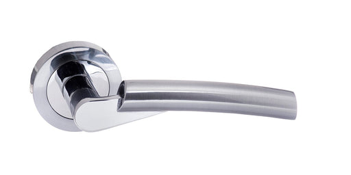 Atlantic Handles Satin Chrome/Polished Chrome STATUS Florida Lever on Round Rose