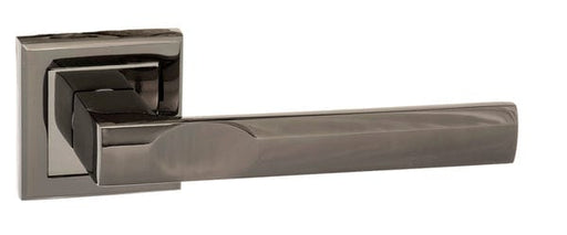 Atlantic Handles Black Nickel STATUS Kansas Lever on Square Rose