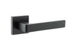 Atlantic Handles Matt Black STATUS Montana Designer Lever on S4 Square Rose