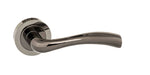 Atlantic Handles Black Nickel STATUS Texas Lever on Round Rose