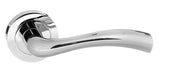 Atlantic Handles Polished Chrome STATUS Texas Lever on Round Rose