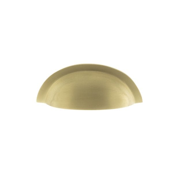 Atlantic Cupboard Handles Satin Brass Winchester Concealed Fix Cup Pull