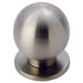 Carlisle Brass Cupboard Knob Stainless Steel 25mm FTD Stainless Steel Ball Knob w/ Rose