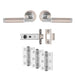 Carlisle Brass Ultimate Door Pack Carlisle Brass Belas Latch Pack - Ultimate Door Pack - Satin Nickel / Polished Chrome