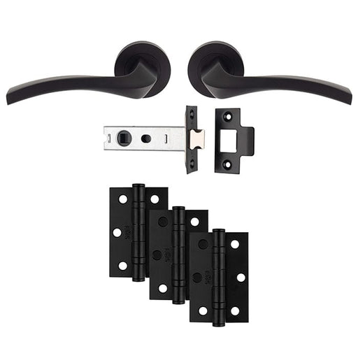 Carlisle Brass Ultimate Door Pack Carlisle Brass Sines Latch Pack - Ultimate Door Pack - Matt Black