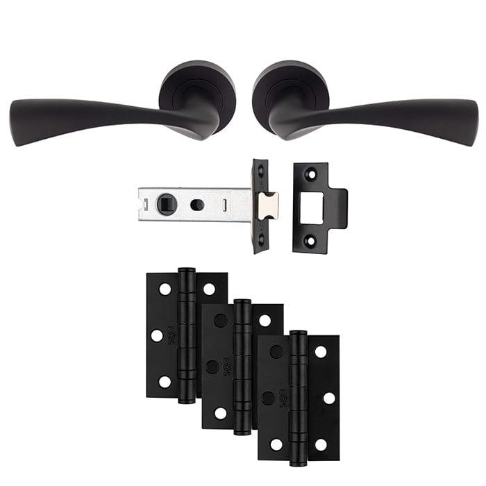 Carlisle Brass Ultimate Door Pack Carlisle Brass Sintra Latch Pack - Ultimate Door Pack - Matt Black